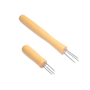 艾灸手持器具盒支架家用悬炙条柱草棒针刮灰工具延长器三角叉锥子