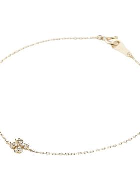 Ordi四叶草项链手链耳钉彩金锁骨22新款套装节日礼物送女友