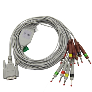 兼容理邦SE-12 Express120SE-601邦健心电图机通用心电导联线吸球
