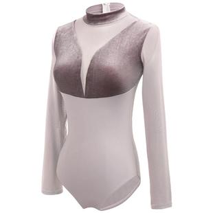 芭蕾舞练功服冬季长袖成人高胯艺考形体服女生中国舞体操服舞蹈服