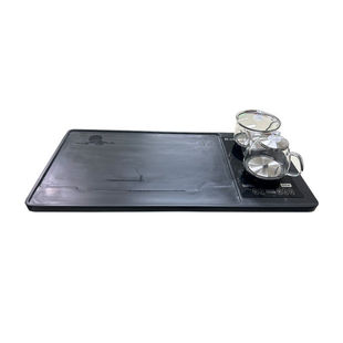 电磁炉茶盘简约皇庭玉石茶盘整块天然石材一体式泡茶办公家用