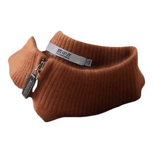 雪中飞厚款【30%山羊绒】秋冬半高领拉链羊绒衫男纯色温暖毛衣W