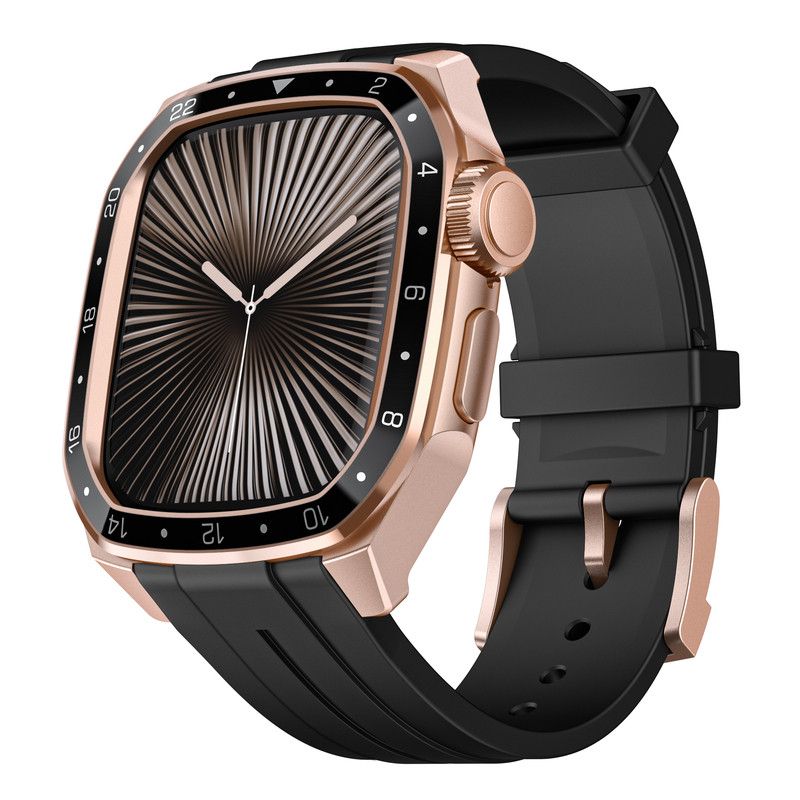 适用苹果手表S11保护壳表带一体S10女applewatch11金属表壳series10高级感iwatch智能iwatc
