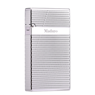 玛杜罗maduro朗声打火机煤油全铜精致雕刻细纹超薄个性男士简约薄