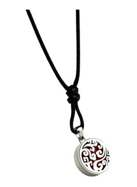 钛钢香薰扣项链蜡绳吊坠情侣挂件