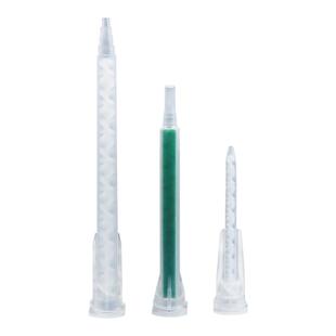 63mm ab胶强力胶水专用卡口混合嘴螺旋胶枪嘴针胶自动混合管