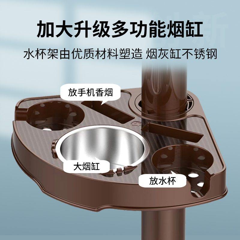 麻将桌边茶几茶水架配件大全麻将机专用烟灰缸棋牌室通用水杯架子