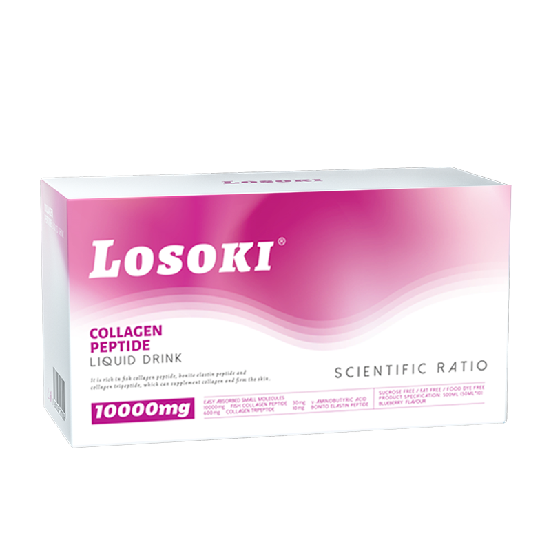 【9盒】美国进口乐斯可losoki胶原蛋白肽小分子液态饮品官方正品