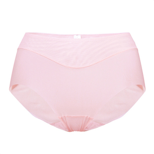 3条179元|爱慕kiki裤内裤女净痕透气轻薄棉裆中腰三角裤AM22100