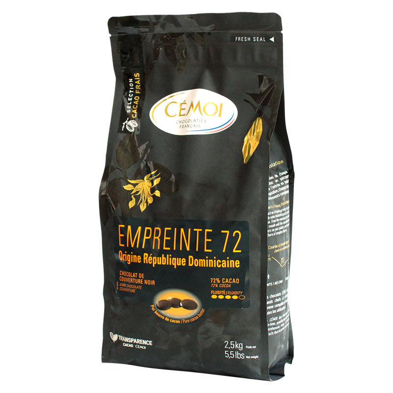 巴黎甜店赛梦黑白巧克力30%55%烘焙商用法国进口纯可可脂500g分装