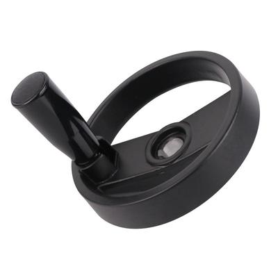 加厚铝合金手轮圆形可折叠键槽款