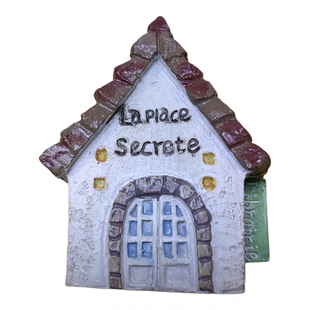 新品迷你可爱树脂小房子摆件户外庭院花园日系杂货花盆盆景小装饰