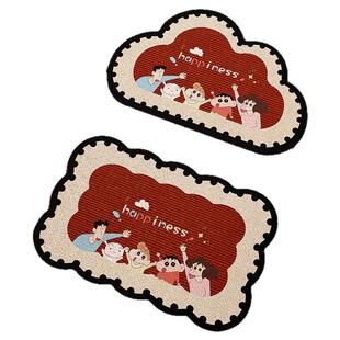 2026新款喜庆浴室地垫硅藻泥厕所吸水防滑垫加厚地毯卫生间脚垫子