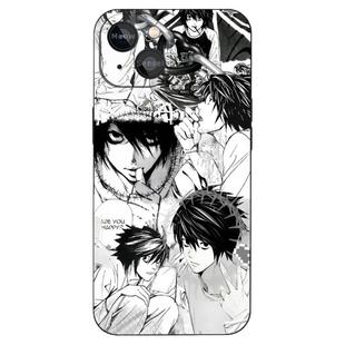 漫画死亡笔记L创意手机壳适配iPhone16全包防摔13磨砂14苹果15ProMax华为小米动漫二次元周边液态硅胶保护套