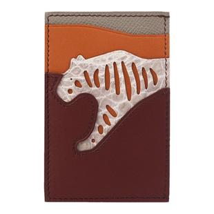 十二生肖鳄鱼皮卡包手工缝线超薄信用卡夹女真皮驾驶证套男生同款