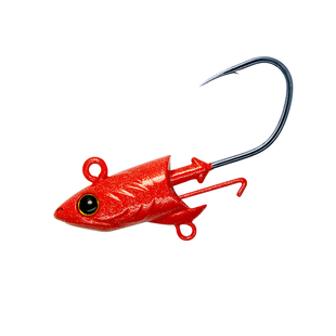 蓝旗鱼霸道海鲈鱼头型铅头钩路亚饵T尾卷尾鱼身软饵海钓巨物假饵