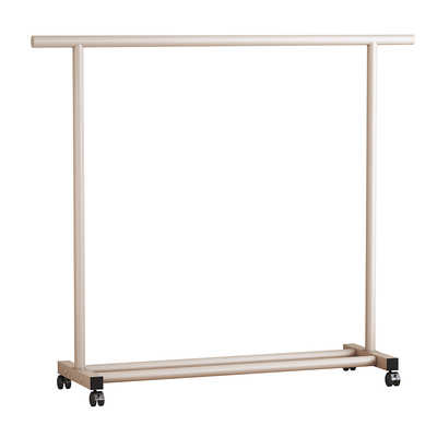 【全碳钢无塑料！】落地挂衣架