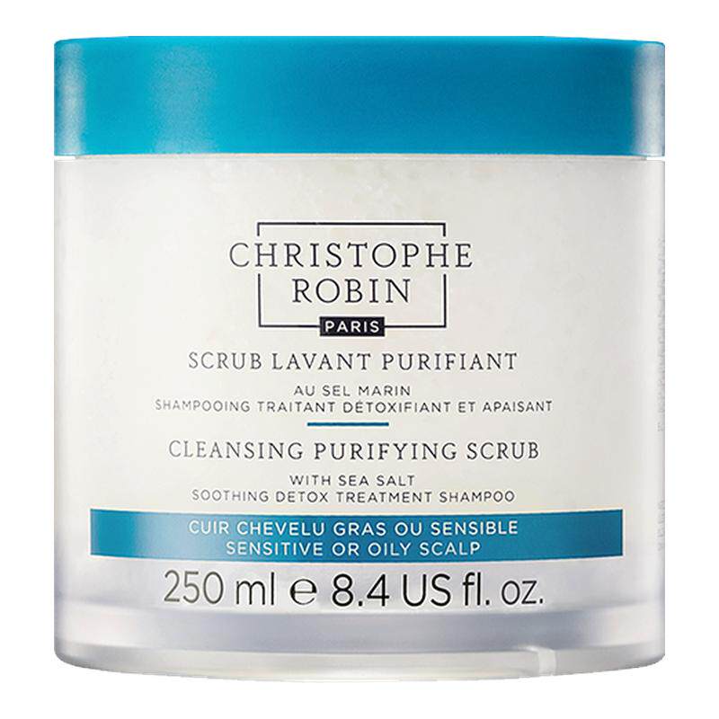 【热卖】ChristopheRobin海盐玫瑰磨砂膏控油深层清洁蓬松250ml
