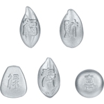 周六福铂金投资金PT9995金豆喜财福禄寿足铂铂金投资金新年礼物