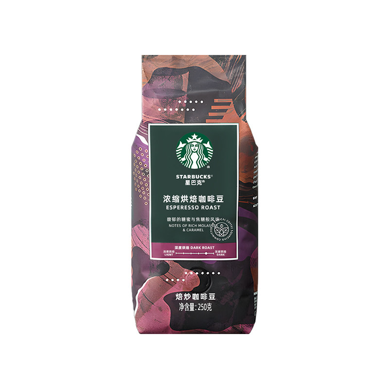 Starbucks星巴克咖啡豆进口意式阿拉比卡家享咖啡豆浓缩门店同款