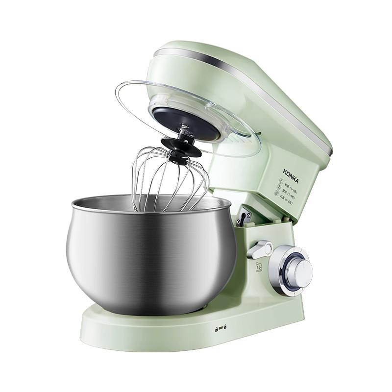KONKA康佳廚師機(jī)家用小型和面機(jī)揉面商用奶油機(jī)5L低噪活面攪拌機(jī)