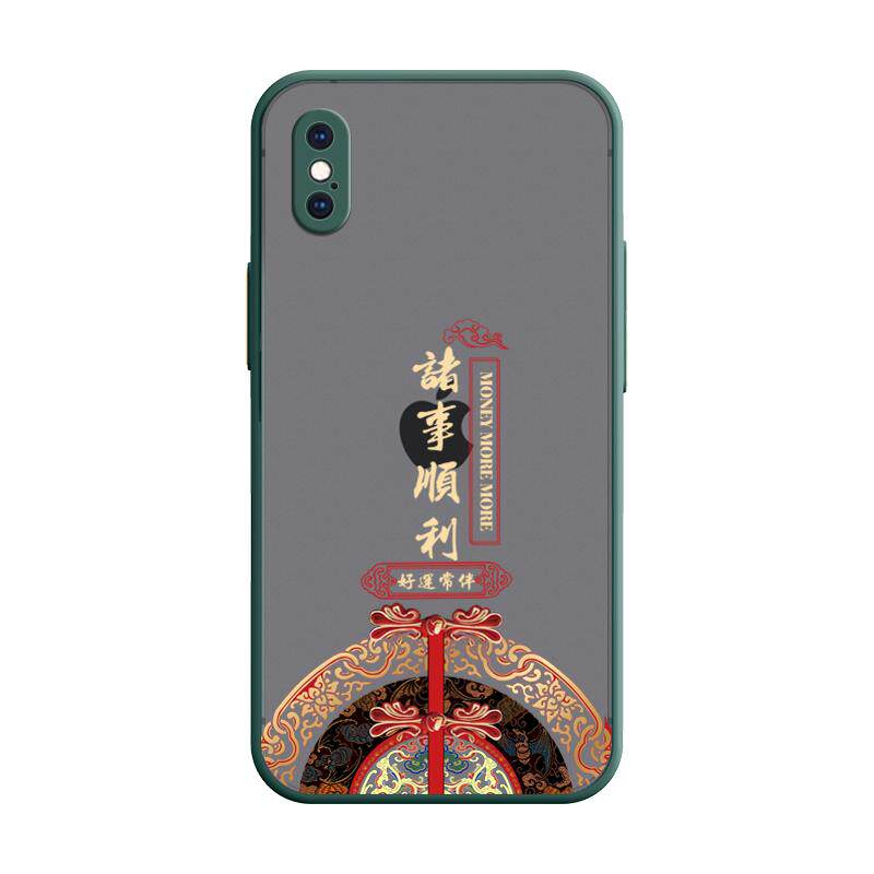 苹果xsmax软胶中国风保护壳