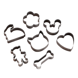 英国饼干模具烘焙曲奇翻糖饼卡通按压模家用压花切模馒头工具模型