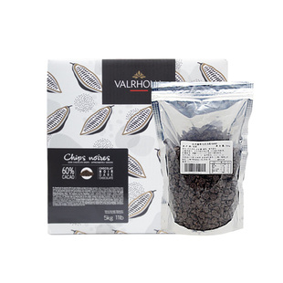 法芙娜60%黑巧克力粒500g耐高温入炉豆手工散装蛋糕饼干烘焙食品