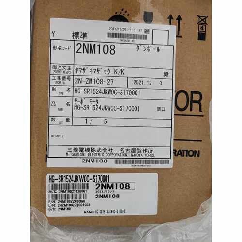 询价马扎克电机HG-SR1524JKW0C-170001
