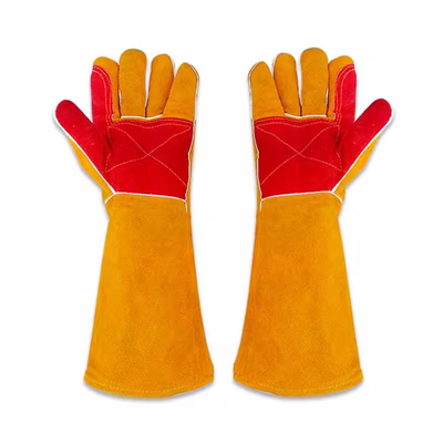 宠物防咬加厚牛皮训狗手套