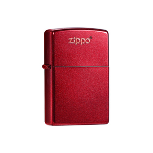 zippo打火机魅力红焰金属漆官方正品煤油防风商务风礼物送男士
