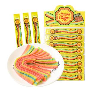 珍宝珠酸条糖春游糖果长舌头软糖酸甜果汁橡皮糖儿童零食小吃食品