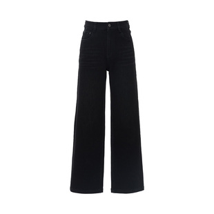 IAmMIX27冬季加厚牛仔裤女高腰窄版显瘦百搭拉绒直筒烟管裤女长裤