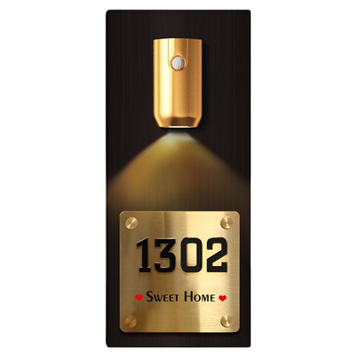 不锈钢门牌号高级感轻奢创意门牌