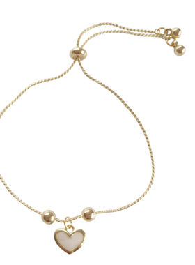 个性潮流淑女韵味简约爱心形手链