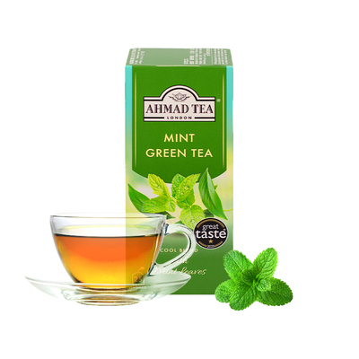 AHMADTEA亚曼茶薄荷绿茶2g*25包