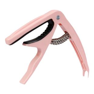 高颜值粉色白色女生木吉他变调夹民谣尤克里里调音夹吉他夹子配件