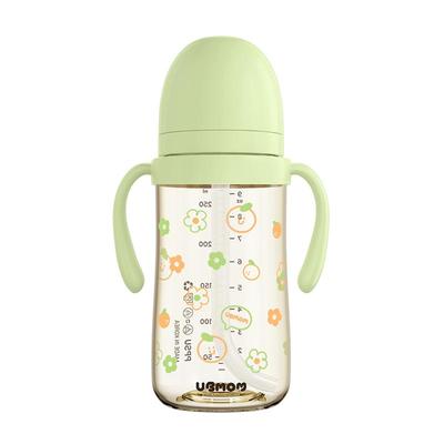 UBMOM奶瓶直饮吸管杯PPSU防呛漏