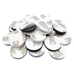 定制双面胶强力 高粘度无痕泡棉胶 eva海绵胶9080A背胶粘贴圆35mm