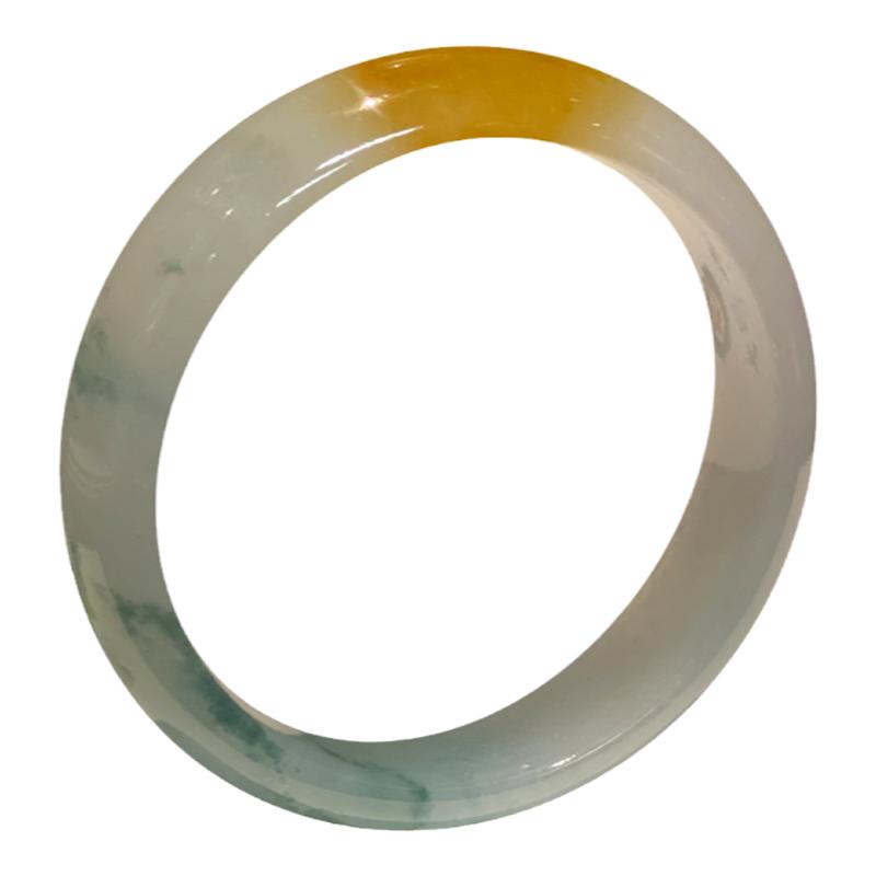 七彩云南天然翡翠手镯