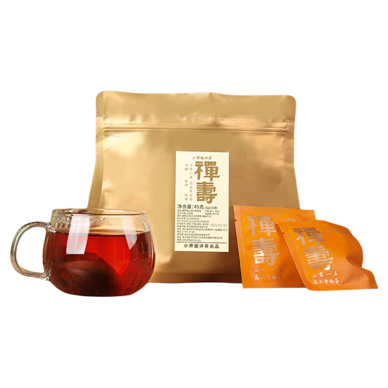 袋泡茶禅寿荒野大叶金花六堡黑茉代用/花草茶