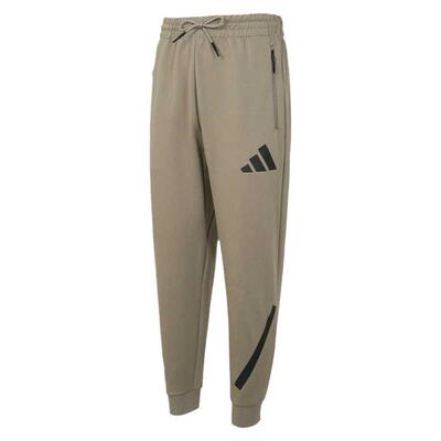 阿迪达斯男针织透气束脚长裤