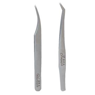 美睫店专用 种植嫁接睫毛开花镊子海豚金羽镊子高精度美容工具