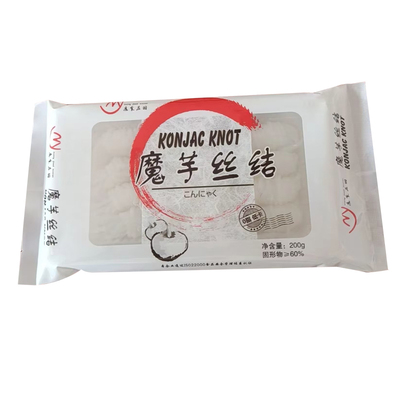 魔芋丝结粉丝低卡0脂肪速食200克