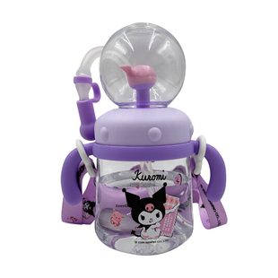 儿童鲸鱼喷泉水杯幼儿园女孩上学专用2026新款1到3岁宝宝吸管杯子