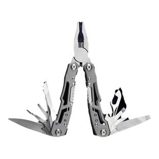 全钢多功能折叠钳安全带锁工具钳组合钳折叠刀钳户外便携野营应急