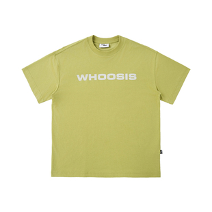 WHOOSIS（不知其名）薄荷香纱线抗菌凉感速干印花短袖T恤运动男女