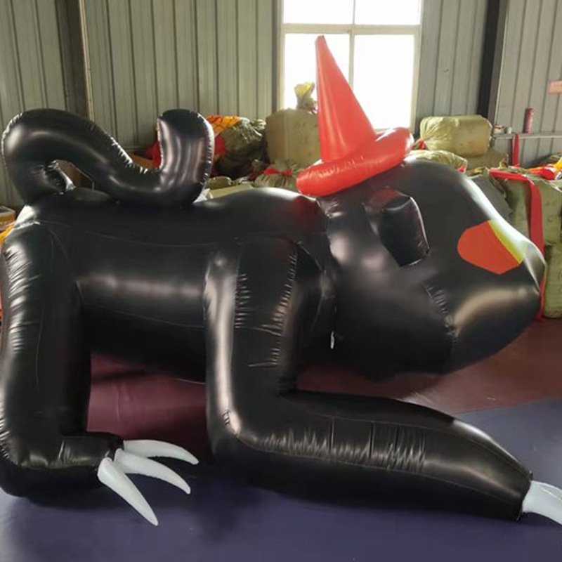 充气万圣节南瓜气模节日万圣节装饰鬼门道具大型模骷髅头卡通气