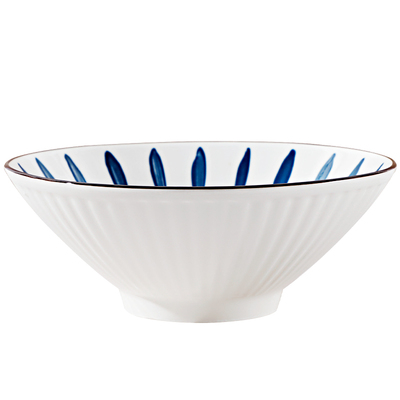 日式斗笠碗创意釉下彩泡面碗