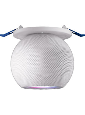 苹果音箱支架Homepod mini音箱吸顶支架底座倒装填孔器吸顶支架